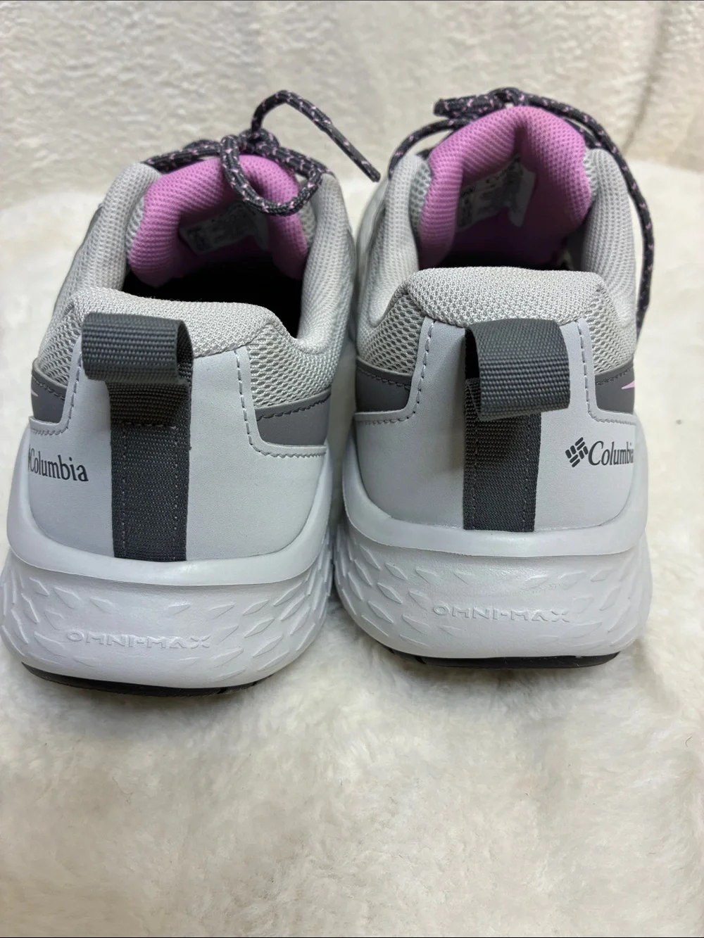 Columbia Women's Gray and Pink Trail Athletic Sneakers